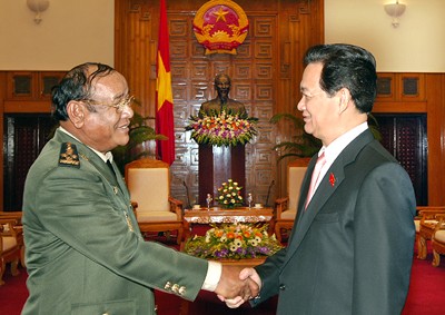 Tổng Tư lệnh Quân đội Hoàng gia Campuchia thăm Việt Nam  - ảnh 1